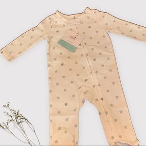NWT Aden 3-6 Month Muslin Footed Pajamas